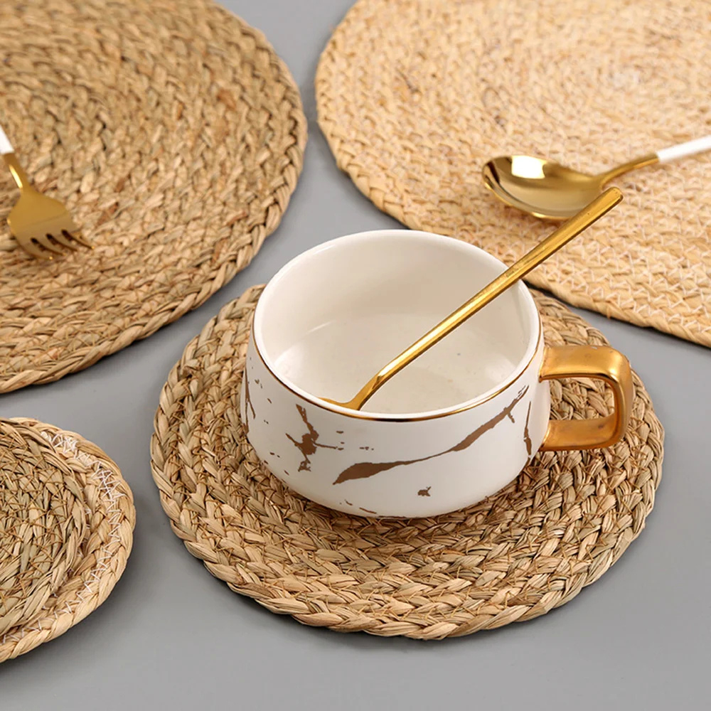 Woven Aquatic Plants Thread Jute Cup Coaster